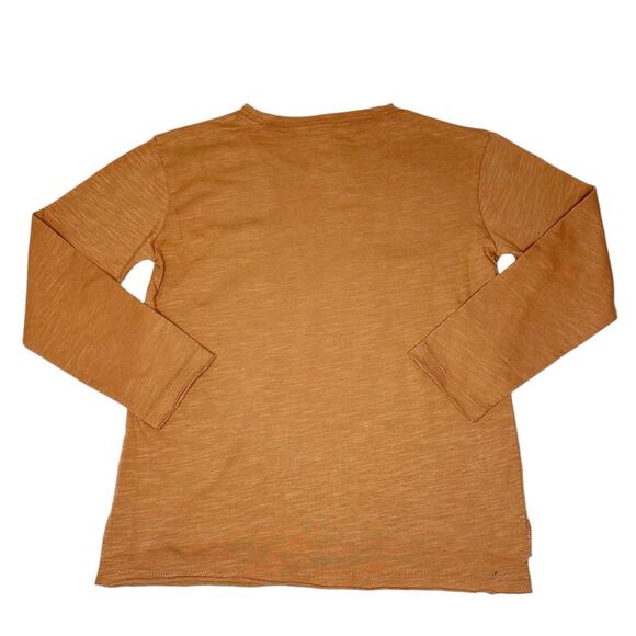 NWT Rylee + Cru Cool Cats Raw Edge Long Sleeve Shirt Size 6-7 - Picture 4 of 5